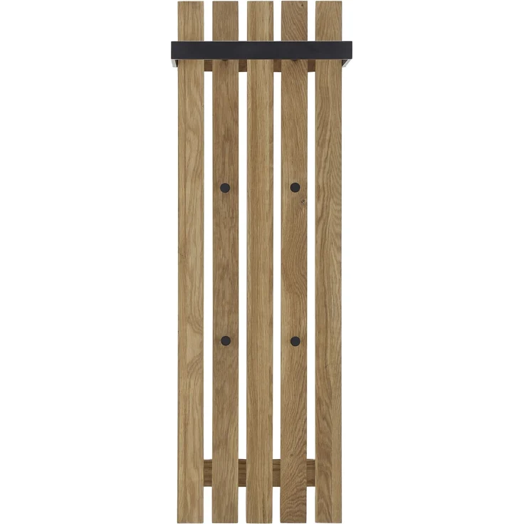 Garderoben-Set >BANTRY< (3-tlg.) in Eiche, Massivholz - 100x170x36cm (BxHxT) – Bild 4