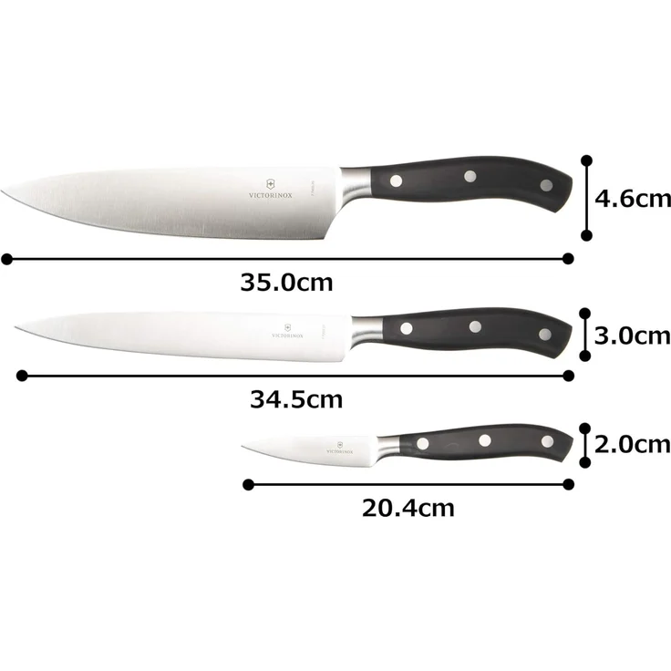 Victorinox Grand Maitre Kochmesser Set 3 teilig – Bild 3