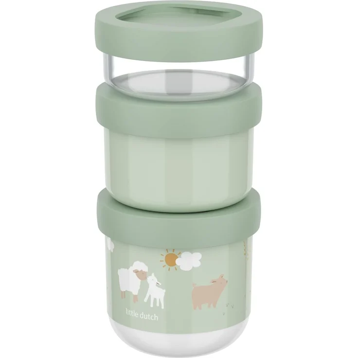 Mepal X Little Dutch Little Farm Snackbox Stack Mi – Bild 1