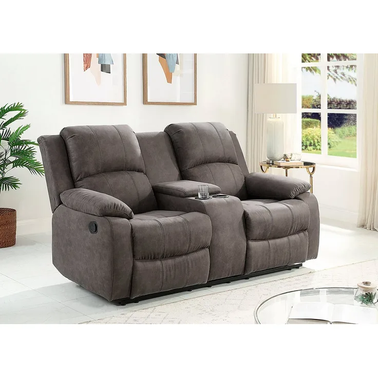 ATLANTIC home collection 2-Sitzer Cicero, mit Relaxfunktion, Federkern und Getränkehalter