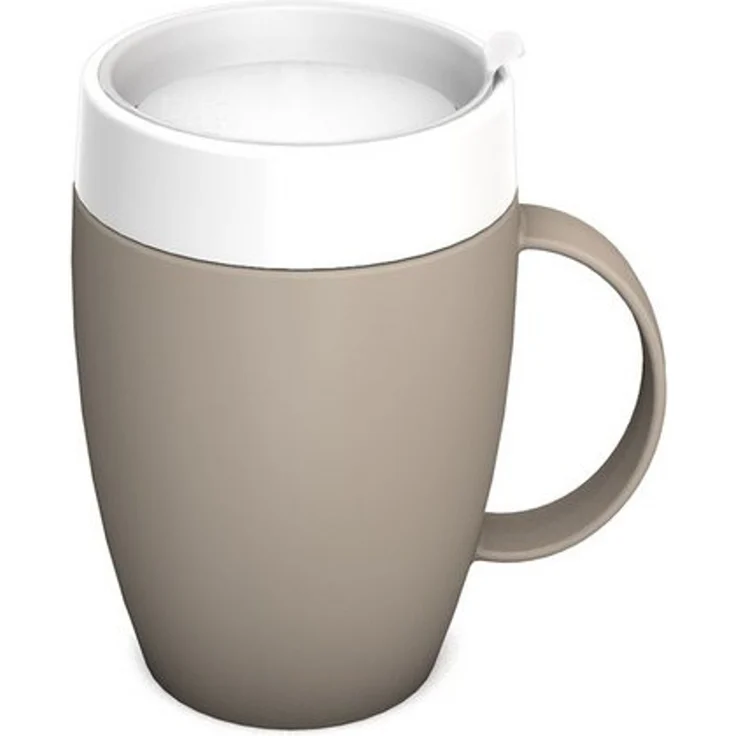 Ornamin Schnabelbecher Becher mit Trink-Trick mit Schnabelaufsatz/Trinkaufsatz, 2-tlg, Kunststoff, Trinkhilfe l Alltagshilfe l BPA-frei l Made in Germany – Bild 4