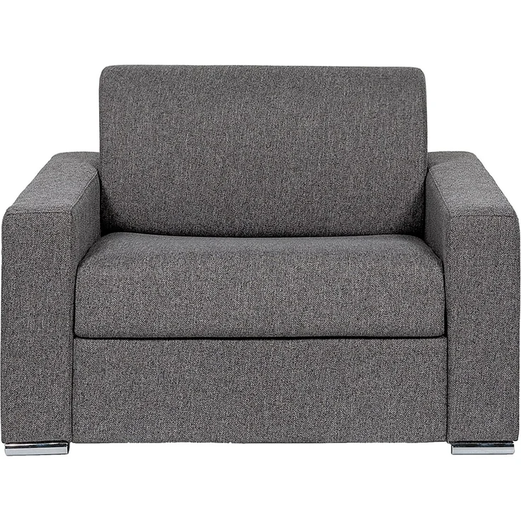 Vente-unique - CALITO - Schlafsessel - Metall - Stahl - Anthrazitgrau - 124 x 95 x 85 cm – Bild 3