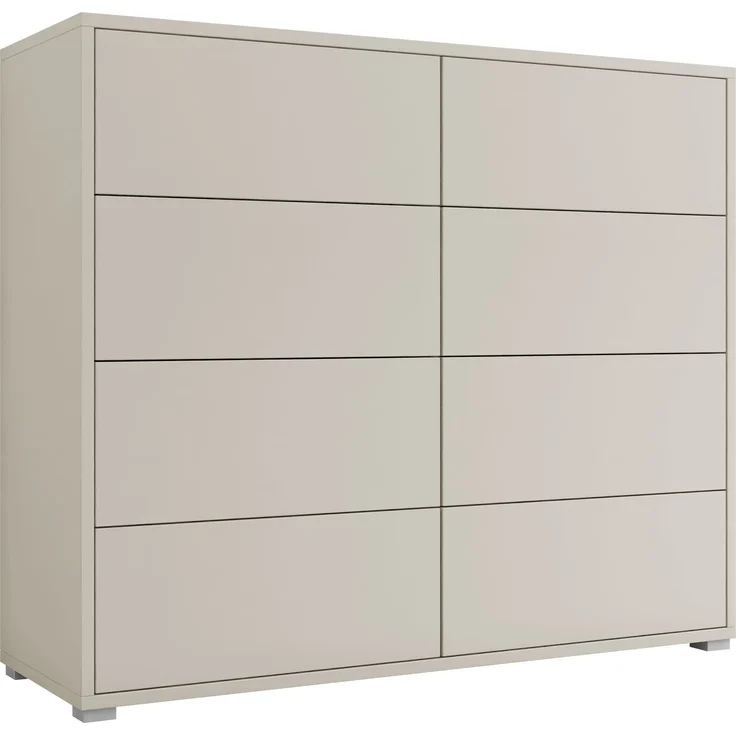 Kommode Gesita K8SZ, Holz, Cashmere, 120 x 93 x 41 cm – Bild 1