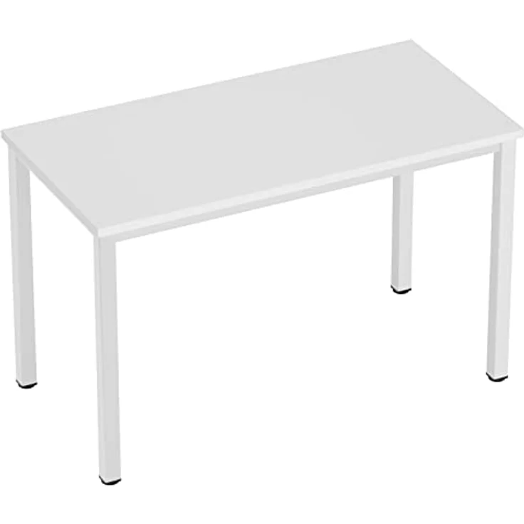 SogesHome Computertisch 80x40 cm Kompakter Schreibtisch Büroschreibtisch Eckschreibtisch für den kleinen Schreibtisch im Home Office, weiß AC3DW-8040-SH – Bild 7
