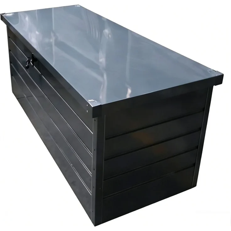 Metall-Aufbewahrungsbox Gartentruhe 600L Stauraum wetterfest – Bild 4