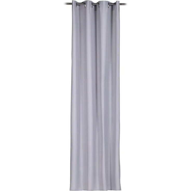 Gözze 'LINUS' Ösenvorhang, 100% Polyester grau, 140x245 cm – Bild 1