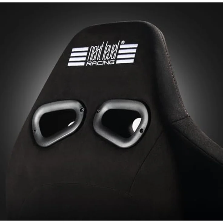 Next Level Racing PRS2 Elite Reclining Seat, Sim Racing Sitz mit verstellbarer Lendenwirbelstütze, Schwarz/Rot, bis zu 150 kg, atmungsaktives Mesh – Bild 9