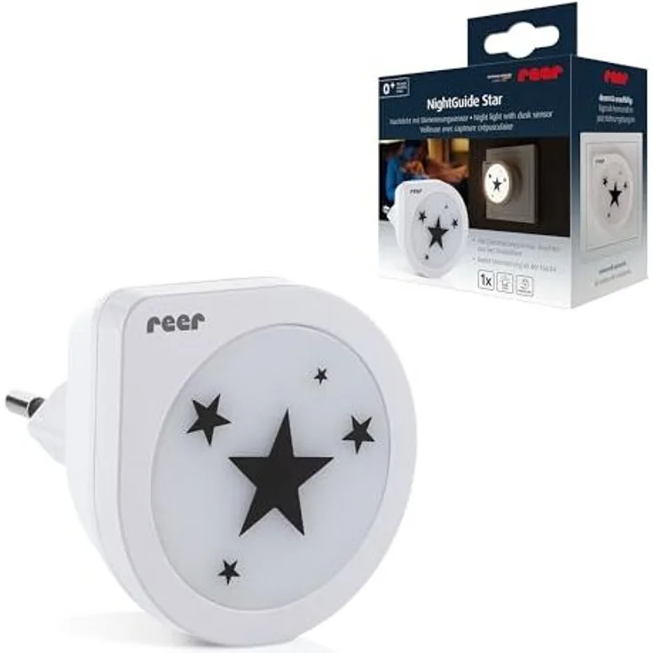 reer NightGuide Star - Nachtlicht mit Dämmerungssensor