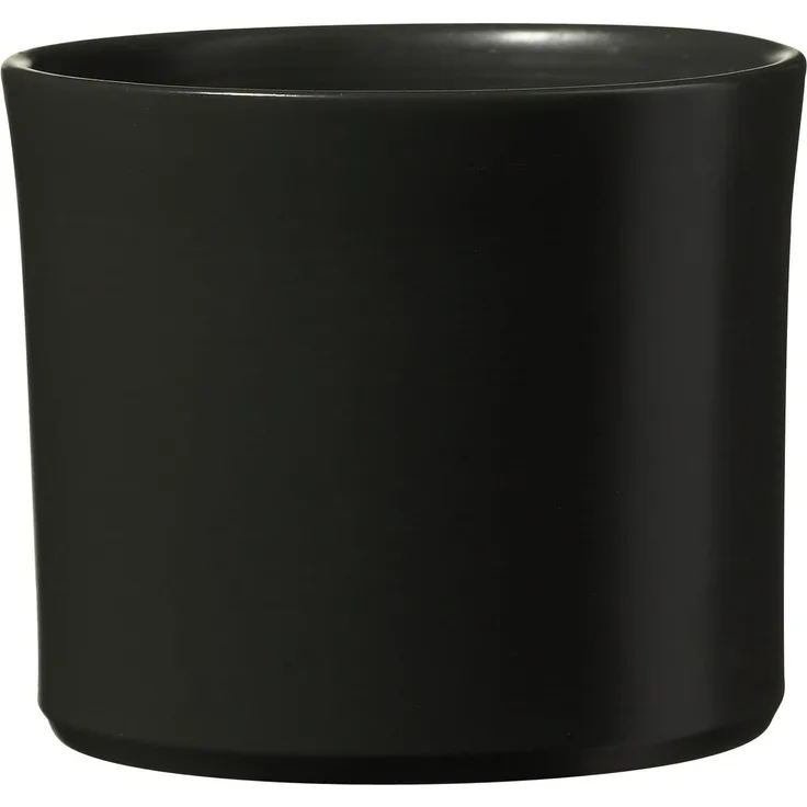 Soendgen Keramik Blumenübertopf, Miami, anthrazit, 15 x 15 x 13 cm, 0525-0015-0207