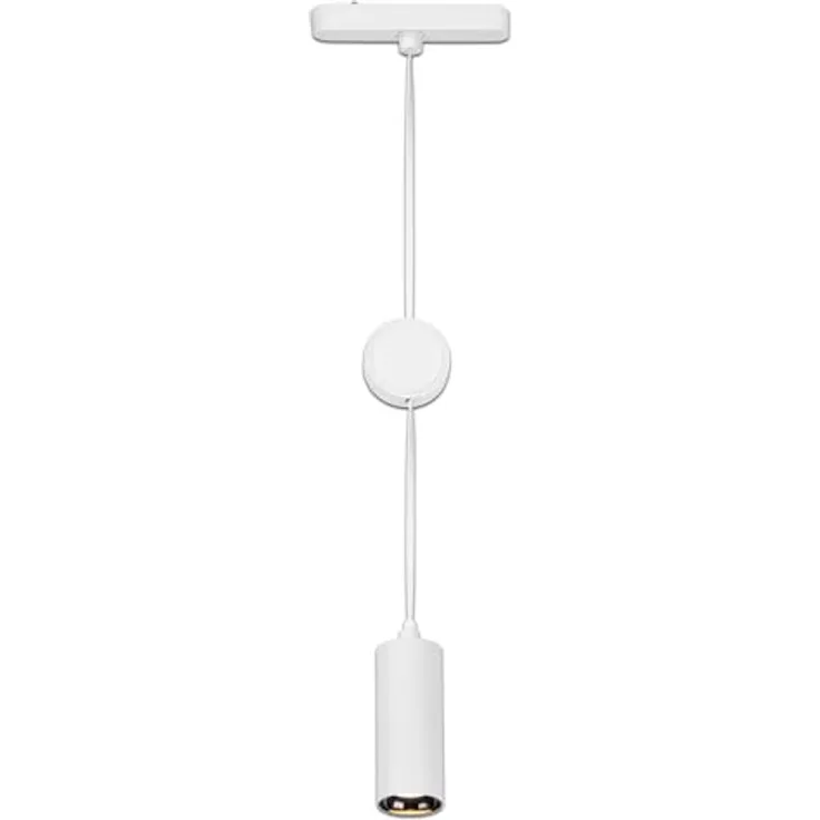 Briloner Luxtrail Pendelleuchte, Höhenverstellbar, Warmweiß, 5 W LED, 450 Lumen, Weiß, 13 x 120 x Ø4,2 cm