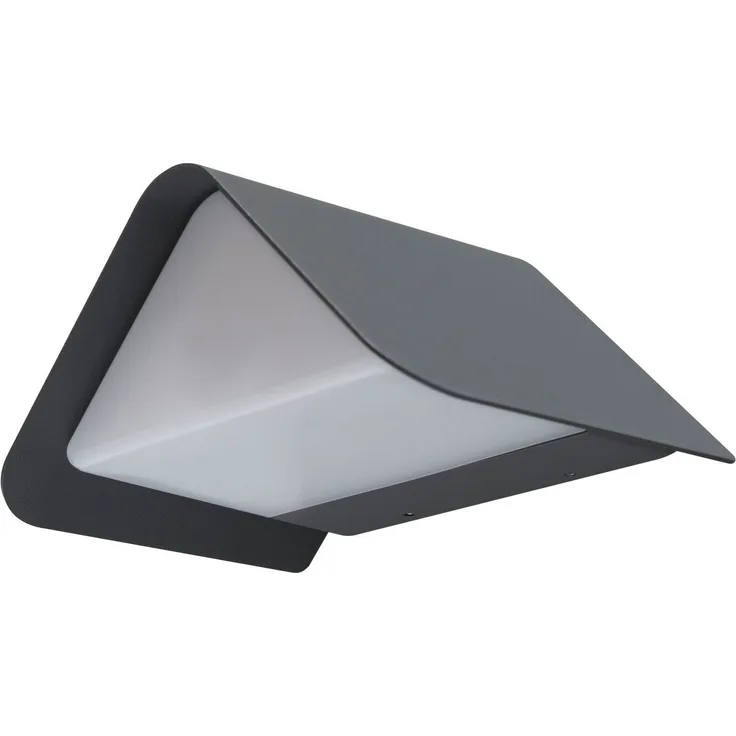 HEITRONIC LED Wandleuchte Java, LED fest integriert, Warmweiß, Wandlampe, Außenlampe, matter Lichtaustritt nach vorne und unten