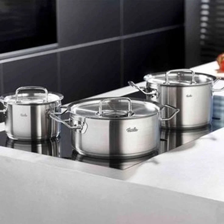 Fissler Topfdeckel ORIGINAL-PROFI COLLECTION® Edelstahl-Topfset, (1-tlg), Fissler Metall Ersatzdeckel für Töpfe, Pfannen, Servierpfannen – Bild 6