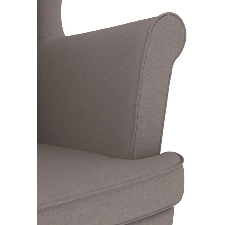 vidaXL Sessel mit Fußhocker Taupe Stoff 3307995 – Bild 9