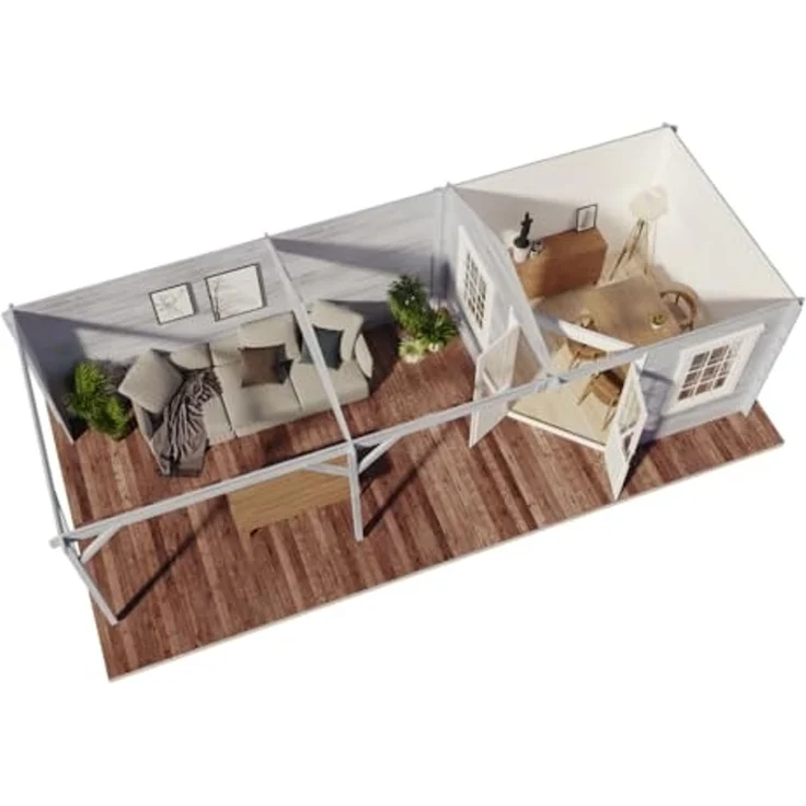 Alpholz Gartenhaus Modell Mississippi - 40 Gartenhaus aus Holz in Pinie Holzhaus mit 40 mm Wandstärke inklusive Terrasse Blockbohlenhaus mit Montagematerial – Bild 2