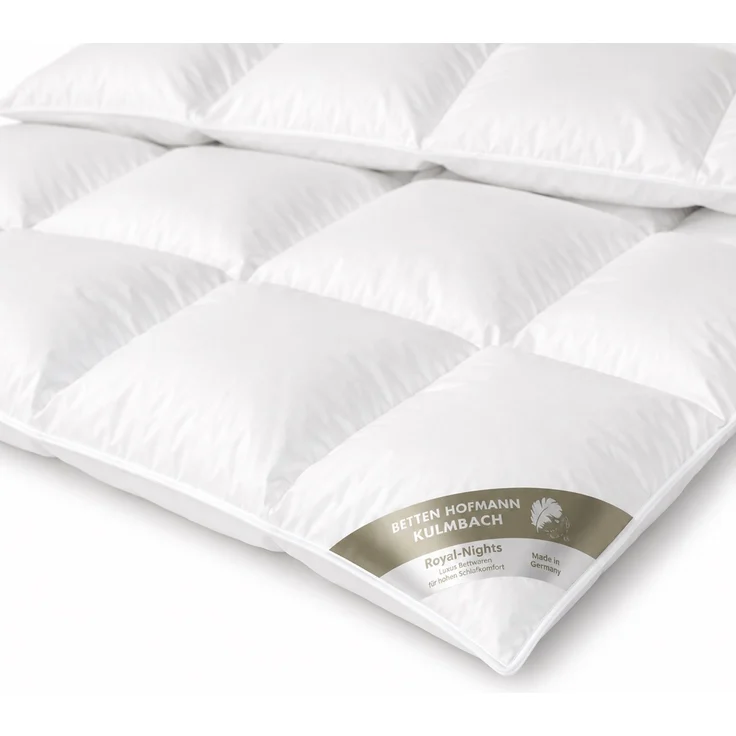 Luxus Daunenbett Daunendecke Bettdecke 155x200 cm 100% weiße Daunen – Bild 3