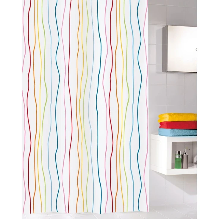 Kleine Wolke Duschvorhang Jolie multicolor, 180 x 200 cm – Bild 3