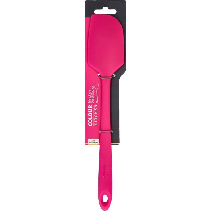 Birkmann 'COLOUR KITCHEN' Teigschaber, Silikon pink, 5.2 x 28.5 x 1.4 cm, spülmaschinengeeignet – Bild 2