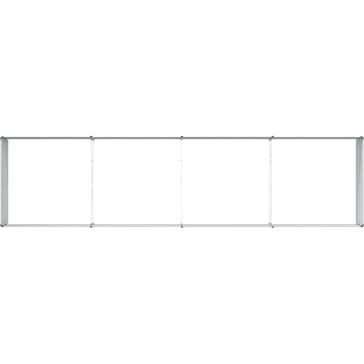 vidaXL Hochbeet Hellbraun 320 x 80 x 45 cm Verzinkter Stahl 42017337 – Bild 7