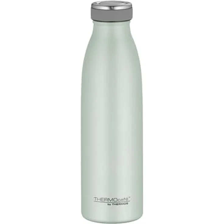 THERMOcafé by THERMOS TC BOTTLE pastell mint grün matt 0,50l, Isolierflasche aus Edelstahl, kohlensäurefest, 12h heiß 24h kalt, Auslaufsicher, für Schule, Unterwegs & Büro – Bild 2