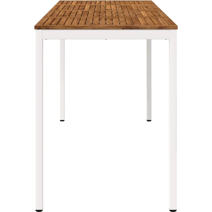 vidaXL Gartenbar-Tisch NAARDEN Natur und Weiß 196 x 80,5 x 105 cm 901359 – Bild 4