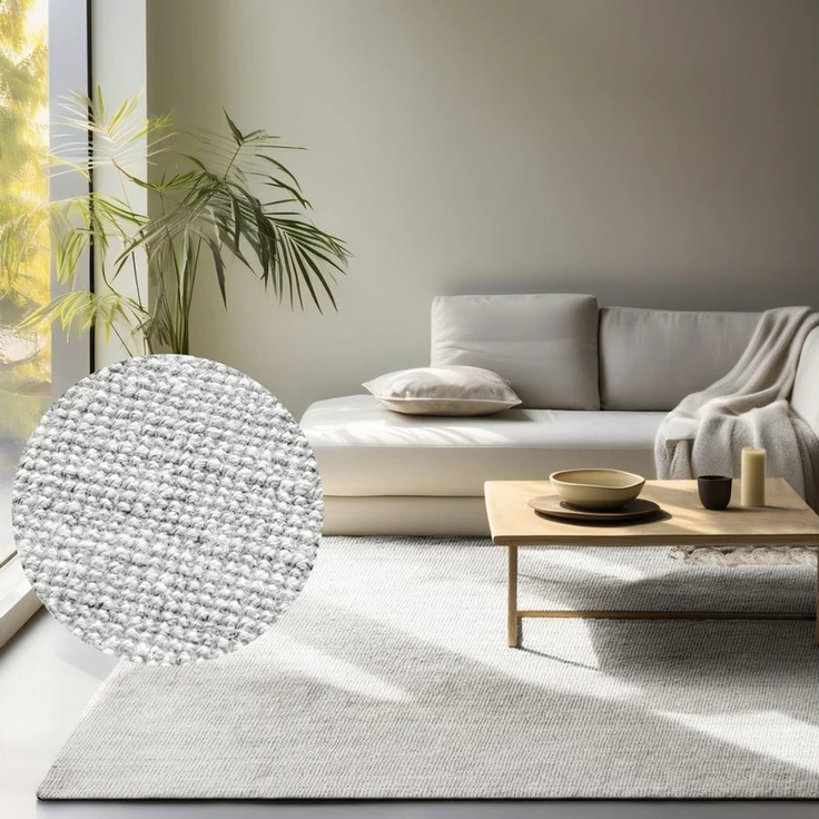 HANSE Home Teppich Jaipur Juteteppich, als Läufer und in Rund, rechteckig, Höhe: 10 mm, 100% Naturfaser, Wohnzimmer, Esszimmer, Schlafzimmer, GRS – Bild 1