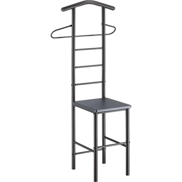 CARO-Möbel Herrendiener JIVO, Herrendiener Kleider Ständer Stummer Diener Kleiderbutler Garderobe St – Bild 4