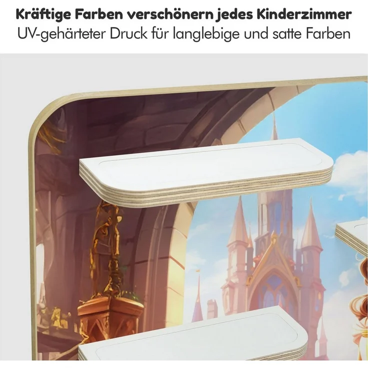 stadtecken Kinderregal groß, geeignet für Toniebox 2 und ca. 50 Tonies, Packung, Perfekte Aufbewahrung im Kinderzimmer – Bild 3