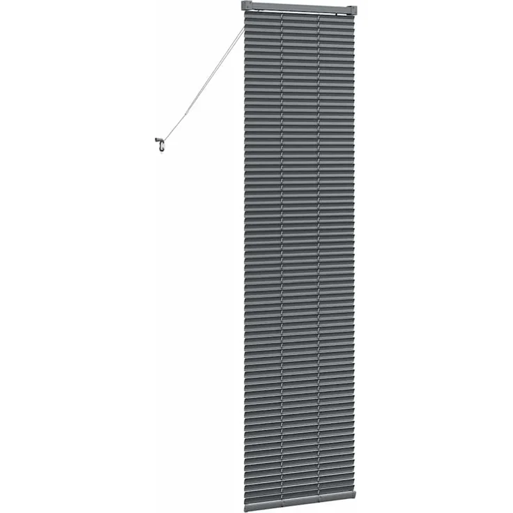 vidaXL Balkenjalousien Dunkelgrau 175 x 50 cm Aluminium 42006062 – Bild 7