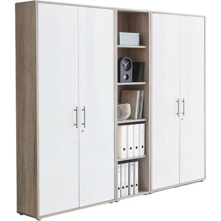 moebel-dich-auf Aktenschrank OFFICE EDITION (Set 10, Büroschrank abschließbar mit Metallgriffen) Made in Germany – Bild 1