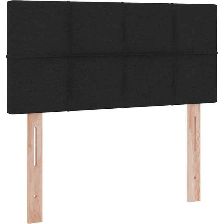 vidaXL LED-Speicherbett mit Matratze Schwarz 90 x 200 cm Stoff 3371120 – Bild 10