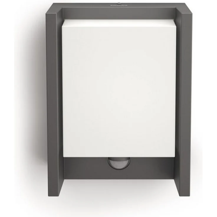 Philips LED Außenwandleuchte Arbour anthrazit mit Bewegungssensor warmweiß – Bild 4