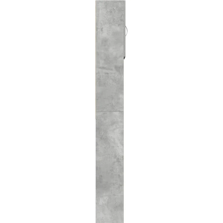 vidaXL Waschmaschinenschrank Betongrau 64x24x190 cm Holzwerkstoff 859130 – Bild 6
