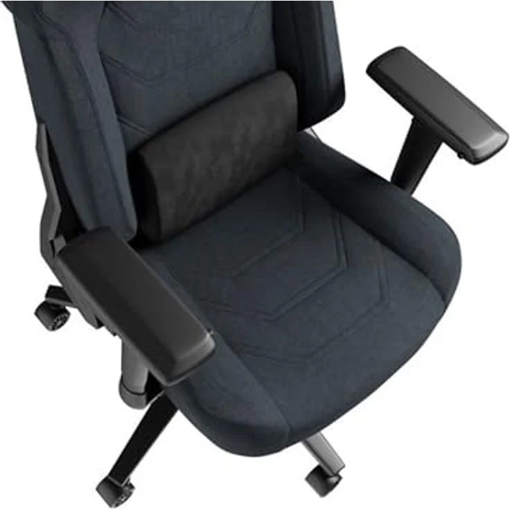 Genesis Nitro 800 Gaming Stuhl, ergonomischer Stoff-Sessel in Schwarz/Grau, bis zu 150 kg belastbar – Bild 6