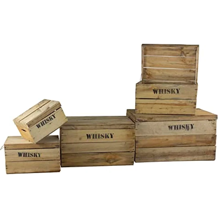 Kistenkolli Altes Land Allzweckkiste Weinregal 16er weiß flam Weinschrank Weinkiste Flaschenregal Weinaufbe (Spar-Set) – Bild 6