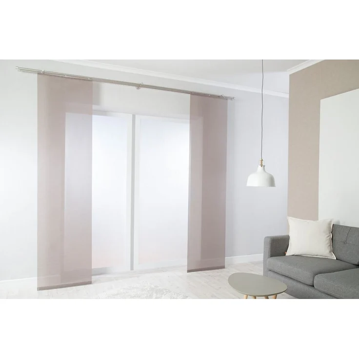 Homing Flächenvorhang Manhatten 60x245cm braun Vorhang Wohnzimmer Schlafzimmer – Bild 4