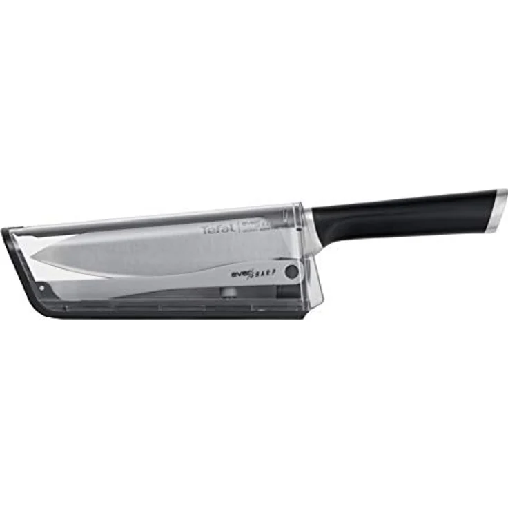Tefal Kochmesser K25690 Ever Sharp, inkl. Messerschärfer, Edelstahl, exklusive Schleiftechnologie – Bild 3