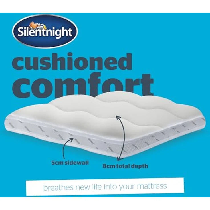Silentnight Matratzenauflage, Polyester, weiß, Super King – Bild 5