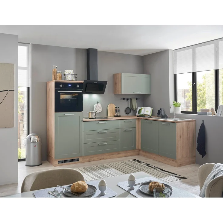 BASIC by Balculina Winkelküche Marsi, Stellmaße 260x175 cm, wahlweise E-Geräten, mit Soft-Close-Funktion – Bild 5