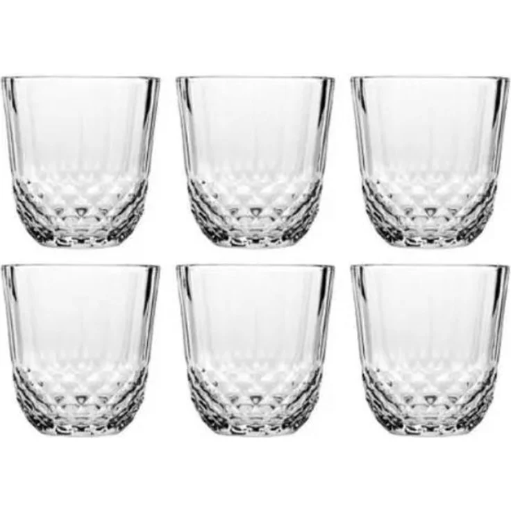 Hermia Concept 'PB-52760' Whiskygläser-Set (6-teilig), Transparent, 9,4 x 9,4 x 9 cm, 320 ml – Bild 3