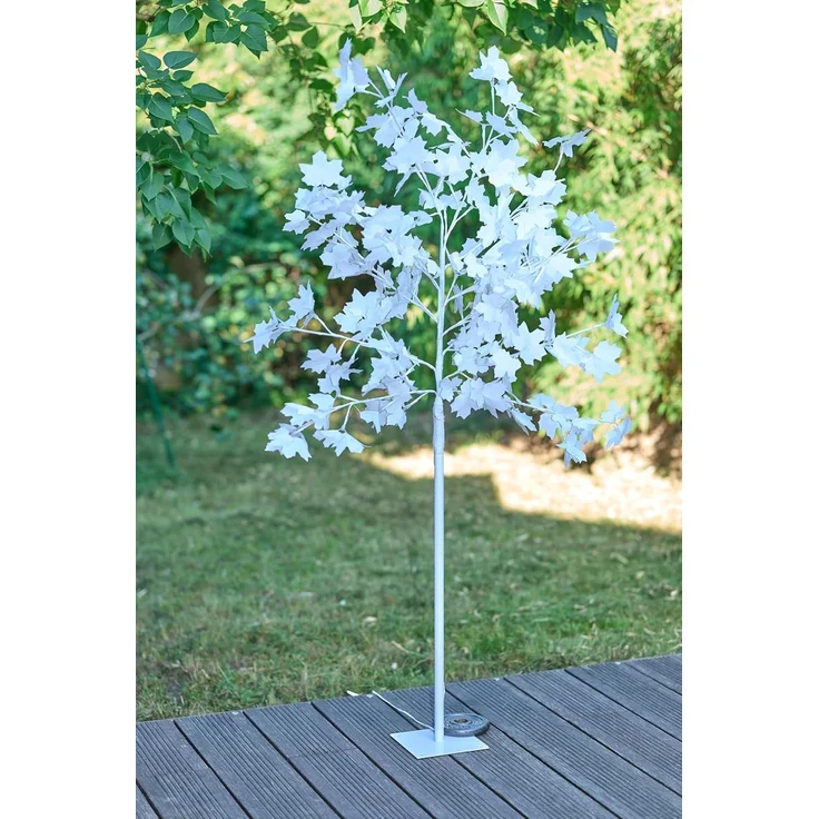 Northpoint LED Baum LED Baum 120 weiße Blüten Warmweiße LEDs Timer integriert – Bild 4