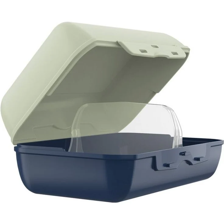 Emsa Lunchbox Variabolo, Polyprophylen (PP), (Set, 4-tlg), platzsparend, verschiedene Farbkombinationen, spülmaschinenfest – Bild 2