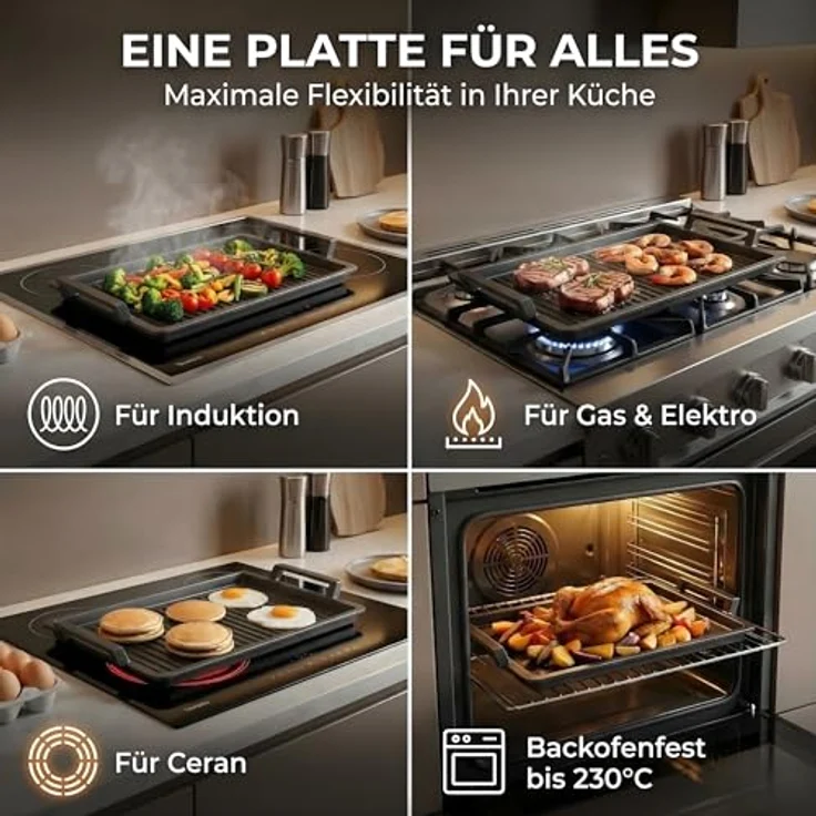 Thiru Grillplatte Lieblingspfanne - 41x24 cm – Bild 6