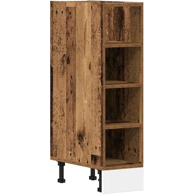 vidaXL Unterschrank Altholz-Optik 20x44,5x81,5 cm Holzwerkstoff 854191 – Bild 1