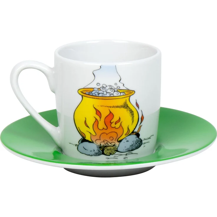 KÖNITZ 1150542383 2er Geschenkset Espressotassen 85 ml - Asterix Zaubertrank – Bild 3