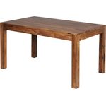 Wohnling Esstisch Massivholz Sheesham Esszimmer-Tisch 140x80
