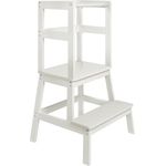 BOMI® Vario Lernturm Kinder Schemel Swubi aus Holz I Lerntower für Kinder ab dem Stehalter | Tower Küche Kindermöbel Learning Tower I Mehr Sicherheit bei Kindererziehung