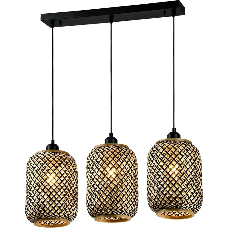 LQWELL Pendelleuchte Pendellampe Hängelampe Laternen E27 Vertigo Lampe, ohne Leuchtmittel, Retro Hängeleuchte Pendelleuchte, Kronleuchter Höhenverstellbare, für Wohnzimmer Schlafzimmer Esszimmer Cafés Studio Bar Gang – Bild 1