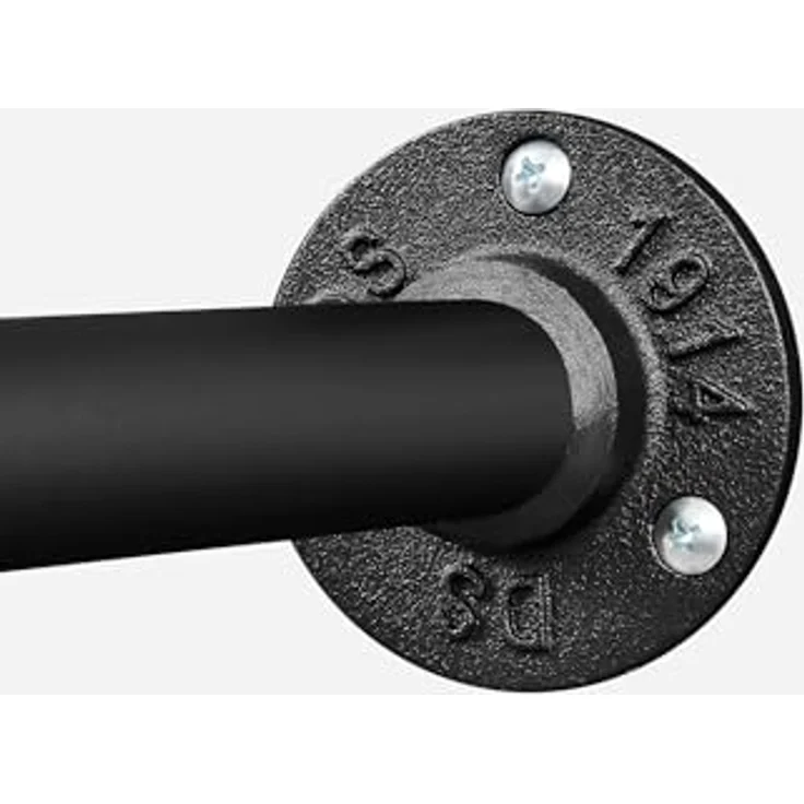 Songmics Kleiderstange (1 St) Wandmontage bis 60 kg belastbar HSR64BK – Bild 7