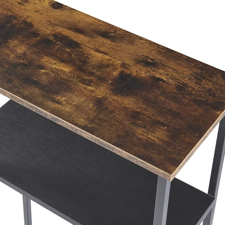 Kaminholzregal Turku mit Ablagen 60x30x112cm [en. casa] – Bild 5