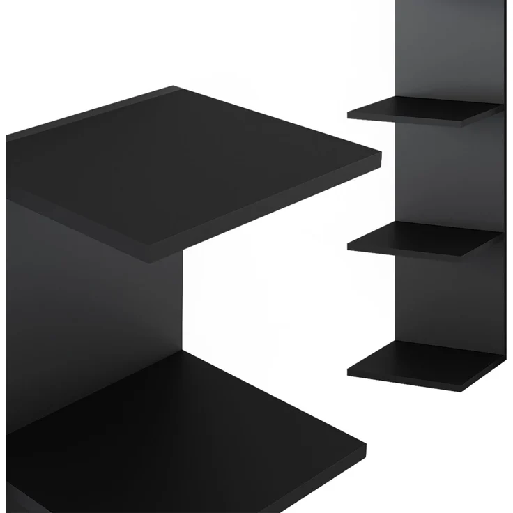 Wandregal Paolo Schwarz 30 x 95 cm Vicco – Bild 6